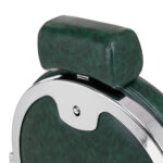 Barber chair Gabbiano President green Chrom 7