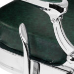 Barber chair Gabbiano President green Chrom 4
