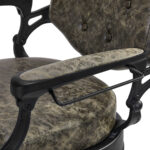 Barber chair President Old Leather Green - Image 16