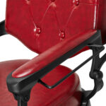 Barber chair President Red 4
