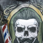 Barber hairdressing cape with elastic band J-455 - Image 2