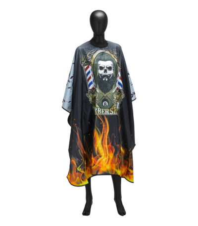 Barber hairdressing cape with elastic band J-455