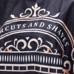 Barber hairdressing cape with elastic band J-456 - Image 4