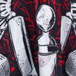 Barber hairdressing cape with elastic band J-457 2