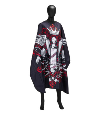 Barber hairdressing cape with elastic band J-457