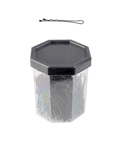 Barber pins for hair e-62 150 pcs 4.9cm black