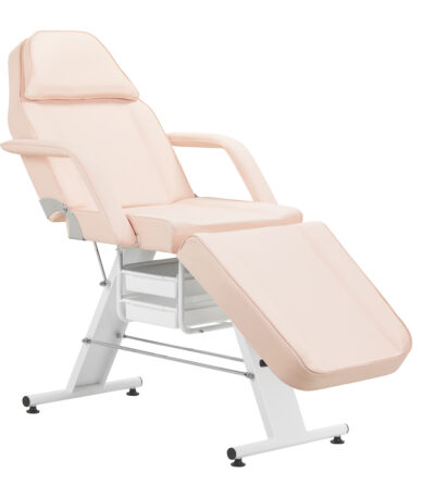 Basic 202 cosmetic chair with trays pink