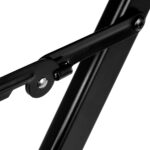 Black aluminum make-up chair - Image 8