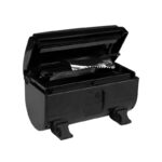 Black barber alu foil dispenser