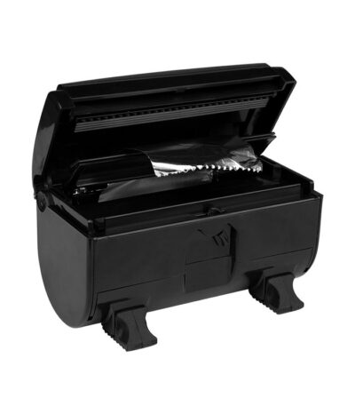 Black barber alu foil dispenser