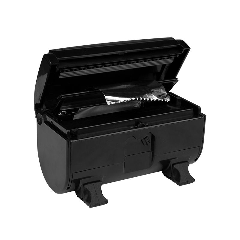Black barber alu foil dispenser Black barber alu foil dispenser