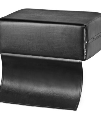 Black children's seat on the barber's chair
