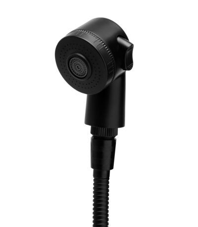 Black hairdressing handset