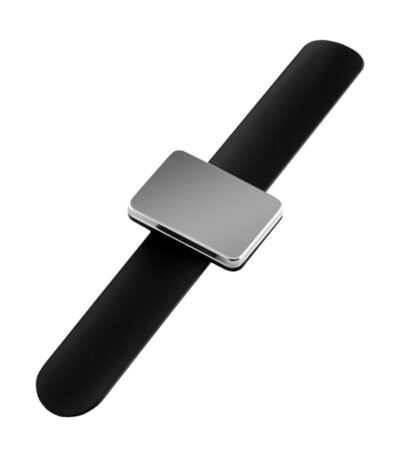 Black magnetic band for cufflinks