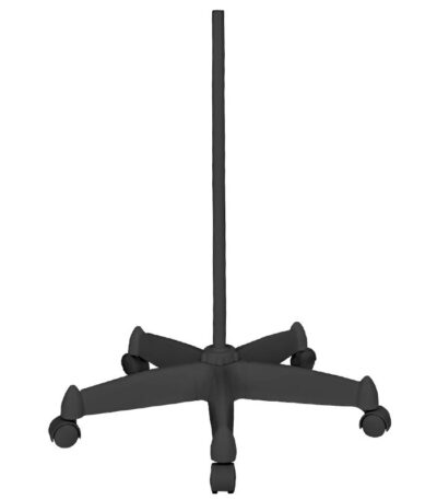 Black moonlight magnifier lamp stand