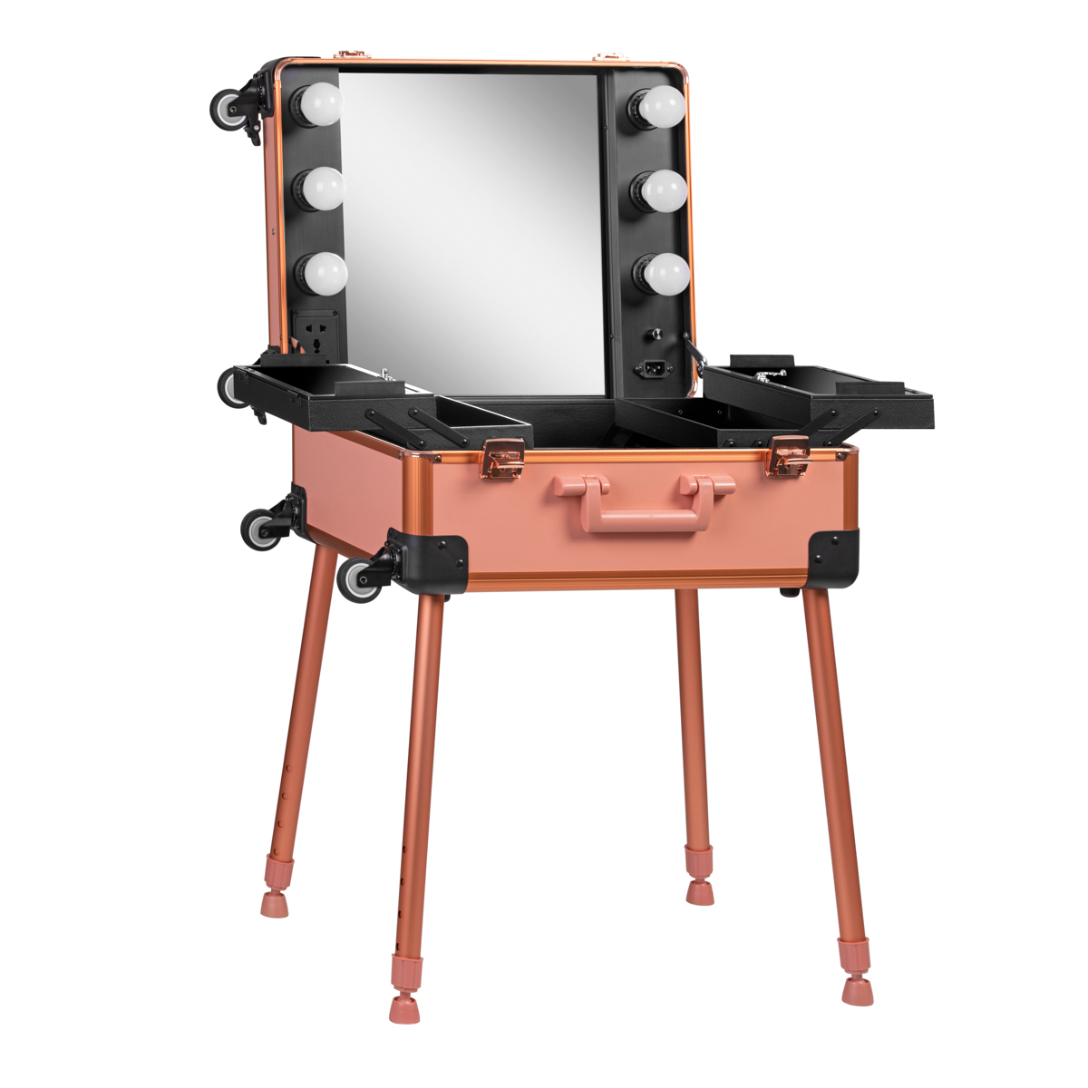 CASE PORTABLE STAND T-27 ROSE GOLD CASE PORTABLE STAND T-27 ROSE GOLD