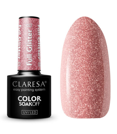 CLARESA FULL GLITTER hybrid polish 8 -5g