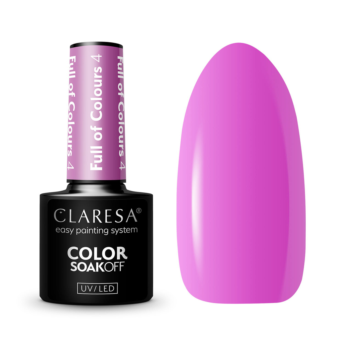 CLARESA Full of colours Hybrid Polish 4 -5g CLARESA Full of colours Hybrid Polish 4 -5g