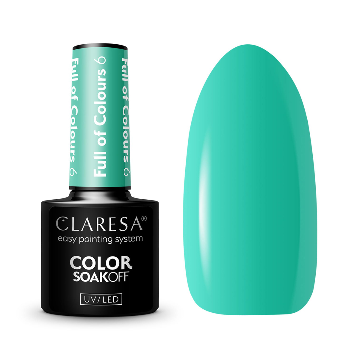 CLARESA Full of colours hybrid Polish 6 -5g CLARESA Full of colours hybrid Polish 6 -5g