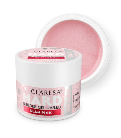CLARESA HARD&EASY BUILDER GEL GLAM PINK 12g