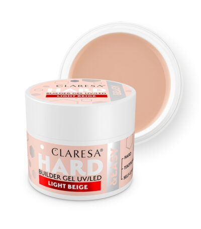 CLARESA HARD&EASY BUILDER GEL LIGHT BEIGE 12g