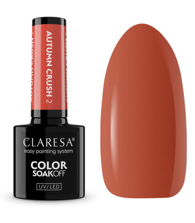 CLARESA HYBRID NAIL POLISH AUTUMN CRUSH 2 5G
