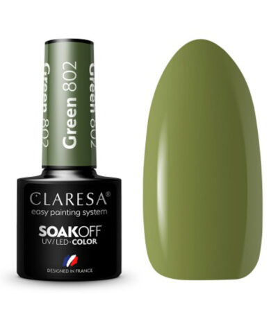 CLARESA Hybrid POLISH GREEN 802 -5g