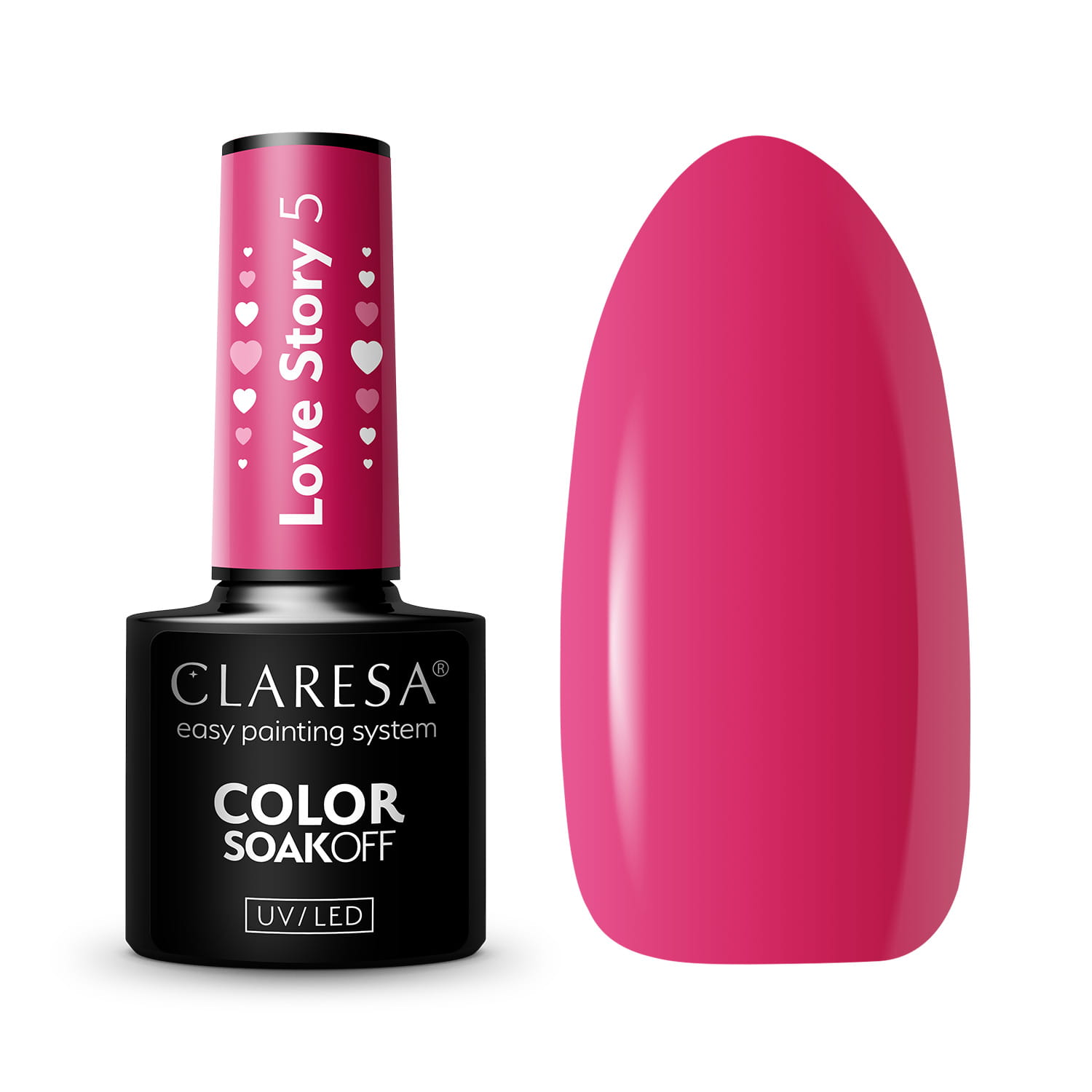 CLARESA Hybrid Polish LOVE STORY 5 - 5g CLARESA Hybrid Polish LOVE STORY 5 - 5g