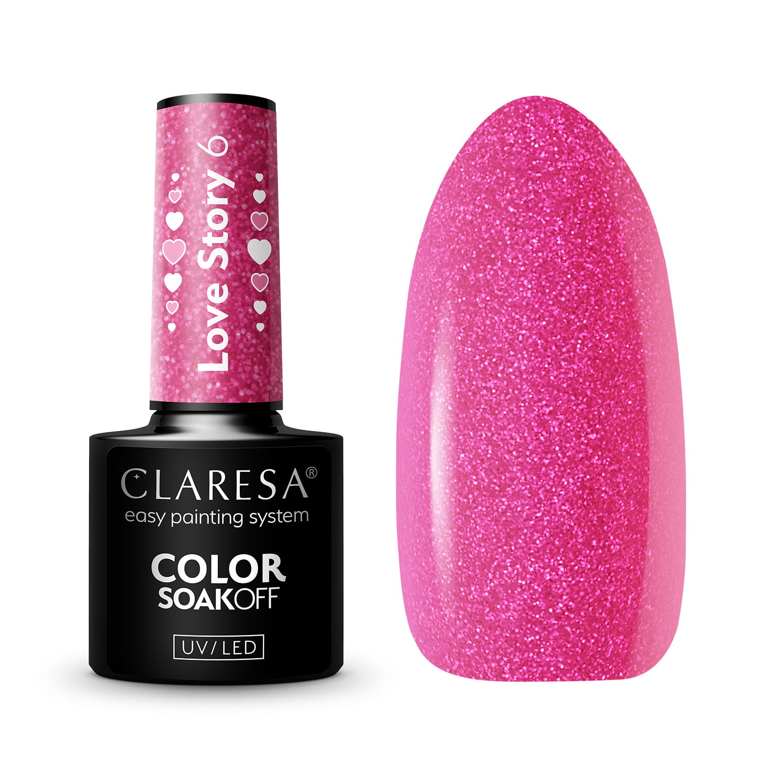 CLARESA Hybrid Polish LOVE STORY 6 - 5g CLARESA Hybrid Polish LOVE STORY 6 - 5g