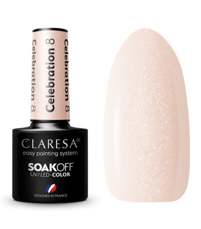 CLARESA Hybrid nail polish CELEBRATION 8 -5g