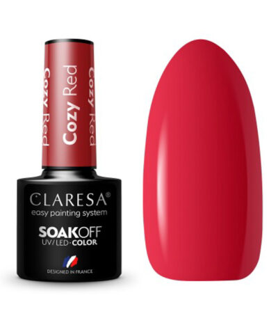 CLARESA Hybrid nail polish COZY RED -5g