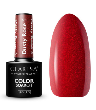 CLARESA Hybrid nail polish DUSTY ROSE 3 -5g