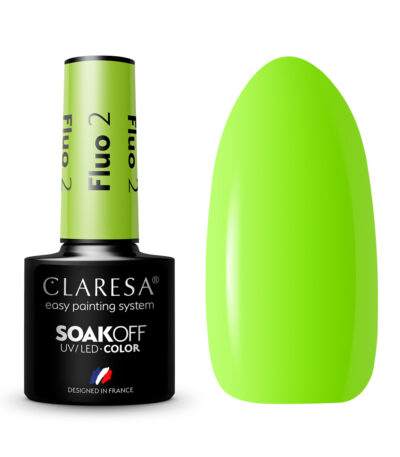 CLARESA Hybrid nail polish FLUO 2 -5g