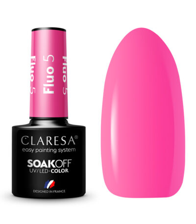 CLARESA Hybrid nail polish FLUO 5 -5g