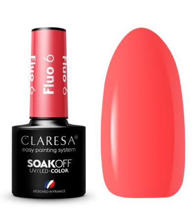CLARESA Hybrid nail polish FLUO 6 -5g