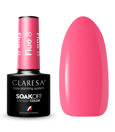 CLARESA Hybrid nail polish FLUO 8 -5g