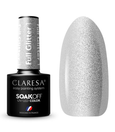 CLARESA Hybrid nail polish FULL GLITTER 1 -5g