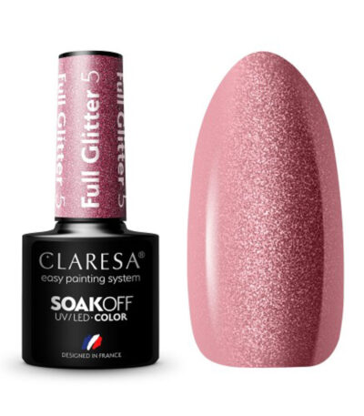 CLARESA Hybrid nail polish FULL GLITTER 5 -5g