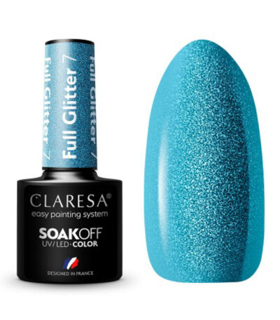 CLARESA Hybrid nail polish FULL GLITTER 7 -5g