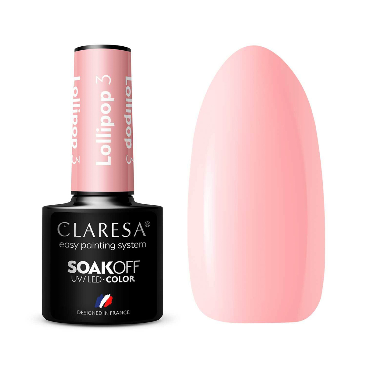 CLARESA Hybrid nail polish LOLLIPOP 3 -5g CLARESA Hybrid nail polish LOLLIPOP 3 -5g