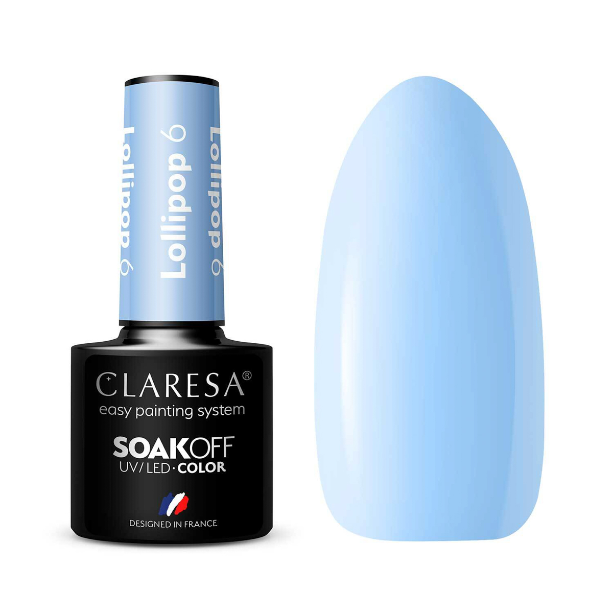 CLARESA Hybrid nail polish LOLLIPOP 6 -5g CLARESA Hybrid nail polish LOLLIPOP 6 -5g