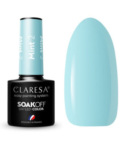 CLARESA Hybrid nail polish MINT 2 -5g
