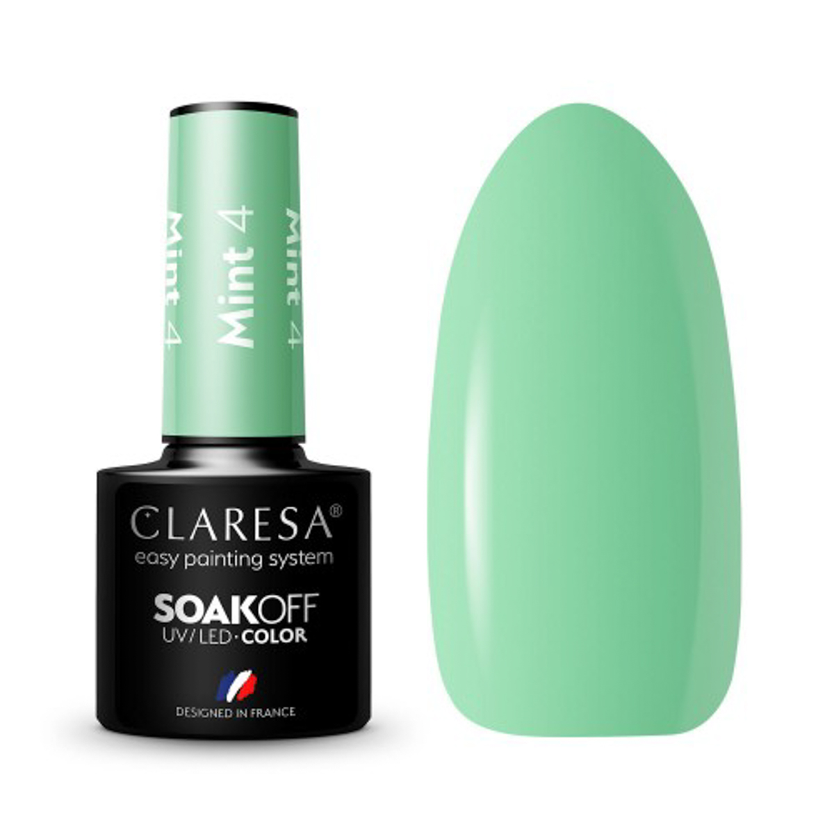 CLARESA Hybrid nail polish MINT 4 -5g CLARESA Hybrid nail polish MINT 4 -5g