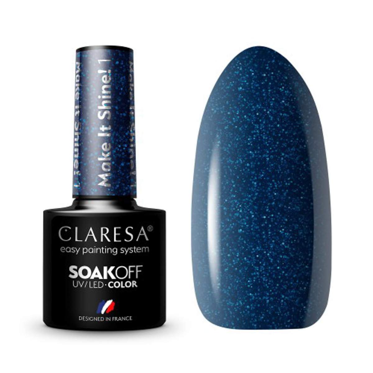 CLARESA Hybrid nail polish Make It Shine! 1-5g CLARESA Hybrid nail polish Make It Shine! 1-5g