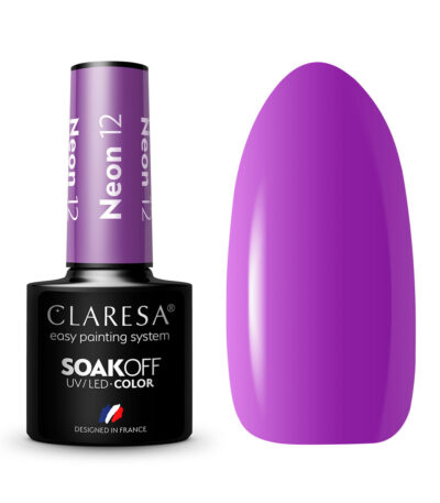 CLARESA Hybrid nail polish NEON 12 -5g