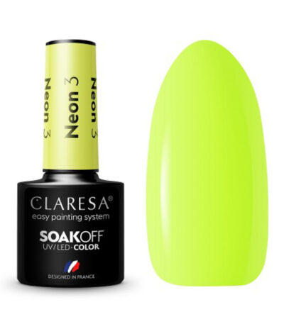 CLARESA Hybrid nail polish NEON 3 -5g