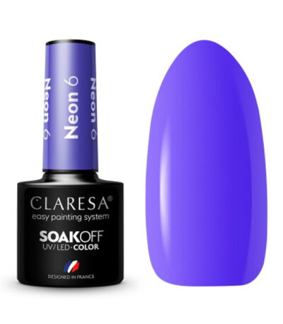 CLARESA Hybrid nail polish NEON 6 -5g