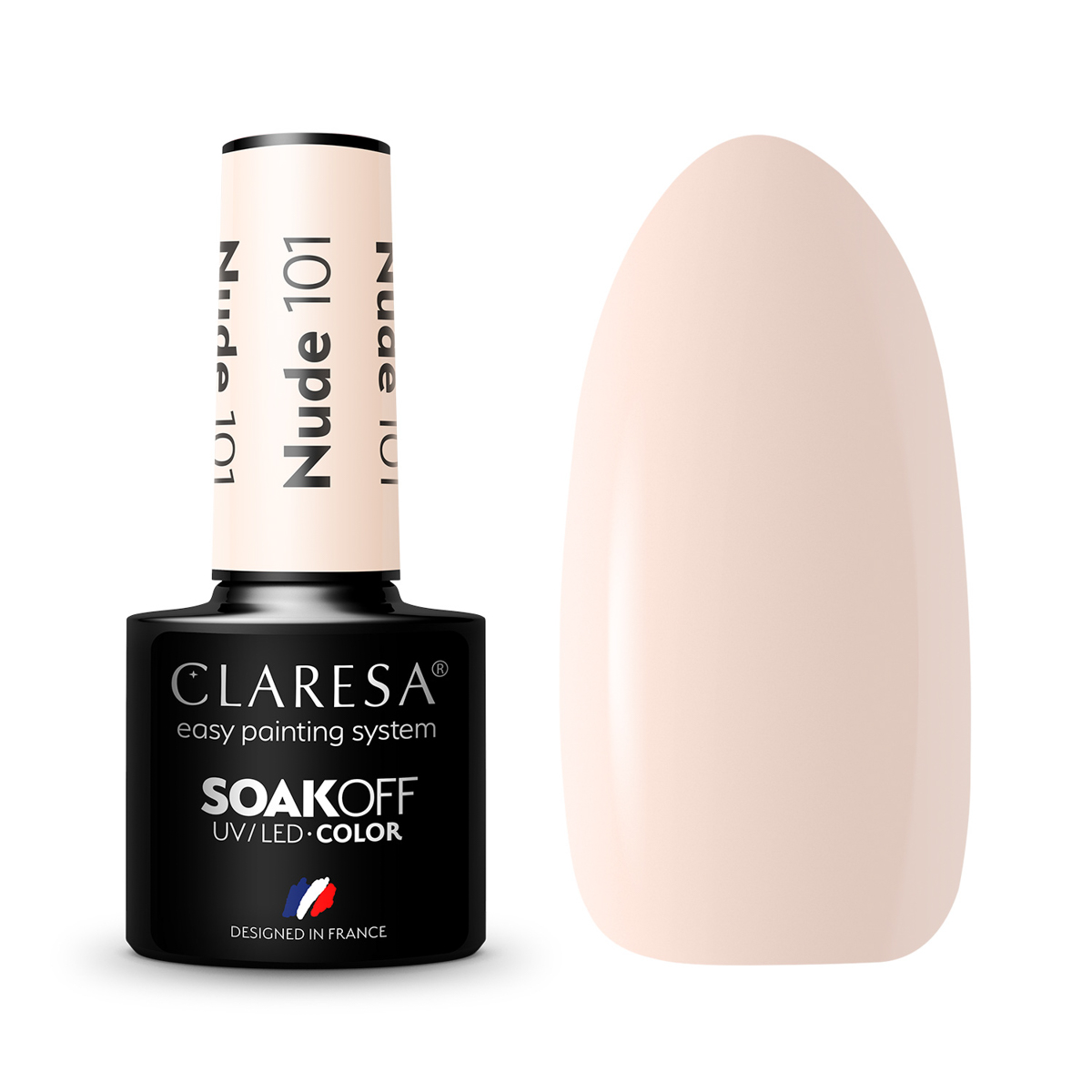 CLARESA Hybrid nail polish NUDE 101 -5g CLARESA Hybrid nail polish NUDE 101 -5g