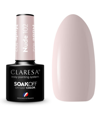 CLARESA Hybrid nail polish NUDE 102 -5g