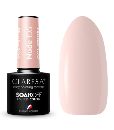 CLARESA Hybrid nail polish NUDE 105 -5g